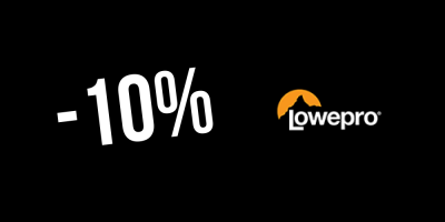10% discount at Lowepro — Subscribe to the newsletter