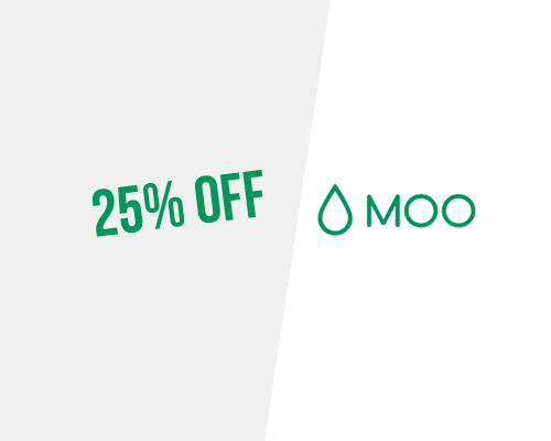25% OFF everything at Moo