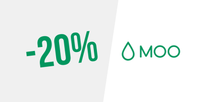 20% discount on your first order at Moo — Subscribe to the newsletter