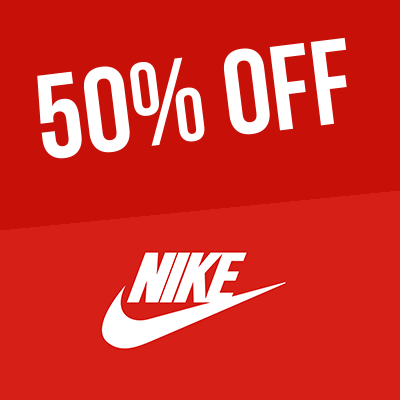 Nike discount & discount → 50% OFF OFF in August