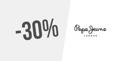 Black Friday ! 30% discount on everything + 10% extra at Pepe Jeans