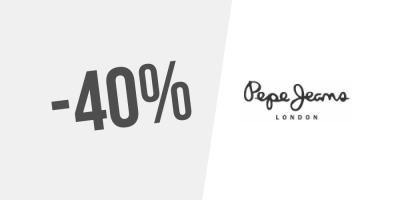 Winter Sale! Up to 40% discount on everything at Pepe Jeans