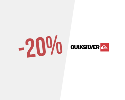 Flash Sale! Extra 20% off all special offers at Quiksilver