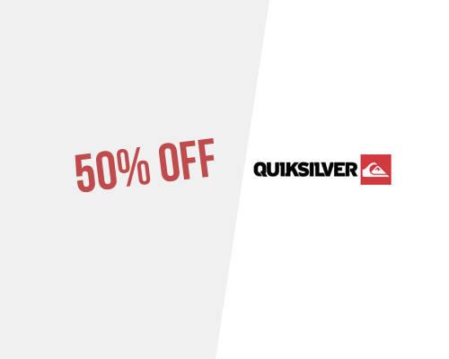 Flash Sale! Up to 50% OFF + 25% extra at Quiksilver