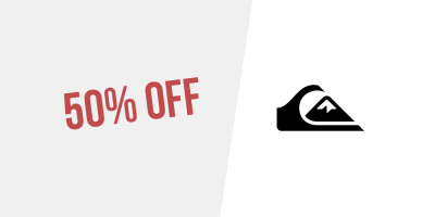 Promotions! Up to 50% OFF at Quiksilver