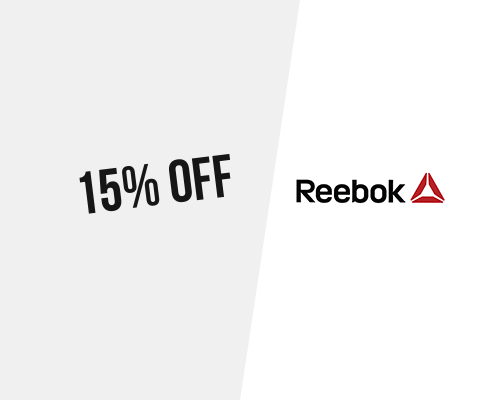 reebok 15 off first order