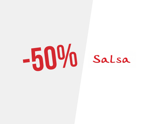 Sale! Up to 50% discount + 20% extra at Salsa