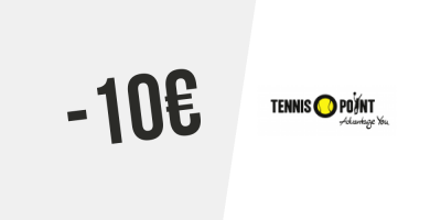 10€ discount at Tennis Point — Subscribe to the newsletter
