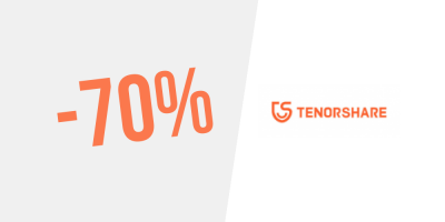 Flash Sale! Up to 70% discount on everything + 10% extra at Tenorshare