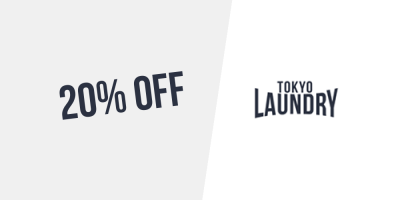 20% OFF at Tokyo Laundry (Newsletter signup)