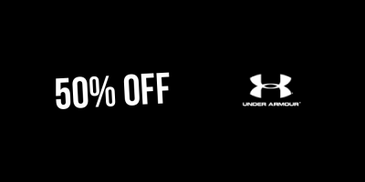 Mid Season Sale! Up to 50% OFF on more than 600 outlets items at Under Armour