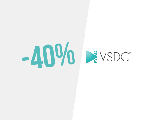40% discount on VSDC Video Editor Pro