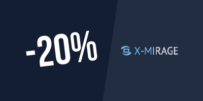 Exclusive for january ! 20% discount on X-Mirage
